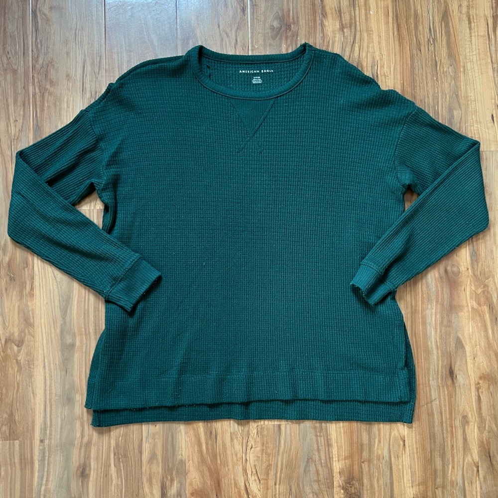 American Eagle Hunter Green Sweater